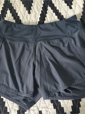 Free Fly Apparel Women's Smokey Blue Athletic Shorts